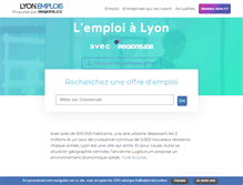 Tablet Screenshot of lyon-emplois.com
